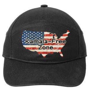 DonT Kamala America 7-Panel Snapback Hat