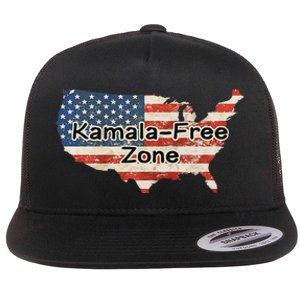 DonT Kamala America Flat Bill Trucker Hat