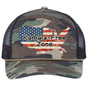 DonT Kamala America Retro Rope Trucker Hat Cap