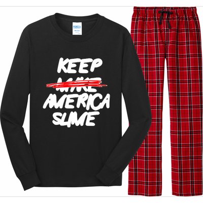 Definition Keep America Slime Again Long Sleeve Pajama Set