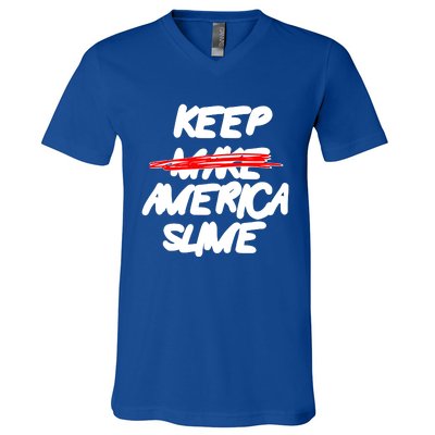 Definition Keep America Slime Again V-Neck T-Shirt