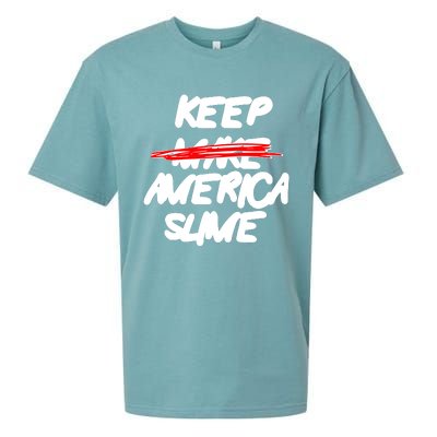 Definition Keep America Slime Again Sueded Cloud Jersey T-Shirt