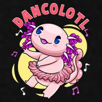 Dancolotl Kawaii Axolotl Dancing Axolotl Lover Ballet Dancer Ladies PosiCharge Tri-Blend Wicking Tank