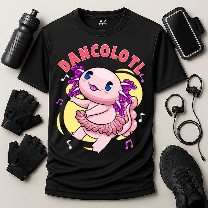 Dancolotl Kawaii Axolotl Dancing Axolotl Lover Ballet Dancer Performance Shirt