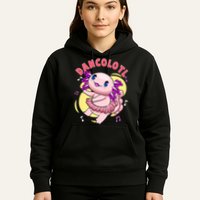 Dancolotl Kawaii Axolotl Dancing Axolotl Lover Ballet Dancer Hoodie