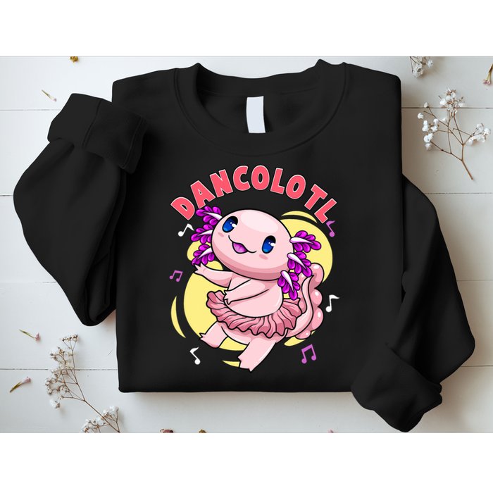 Dancolotl Kawaii Axolotl Dancing Axolotl Lover Ballet Dancer Sweatshirt