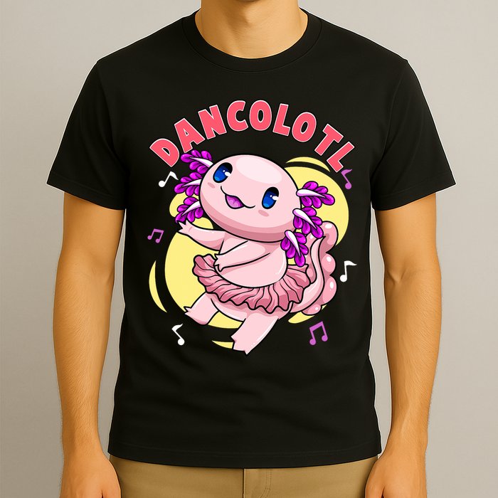 Dancolotl Kawaii Axolotl Dancing Axolotl Lover Ballet Dancer T-Shirt