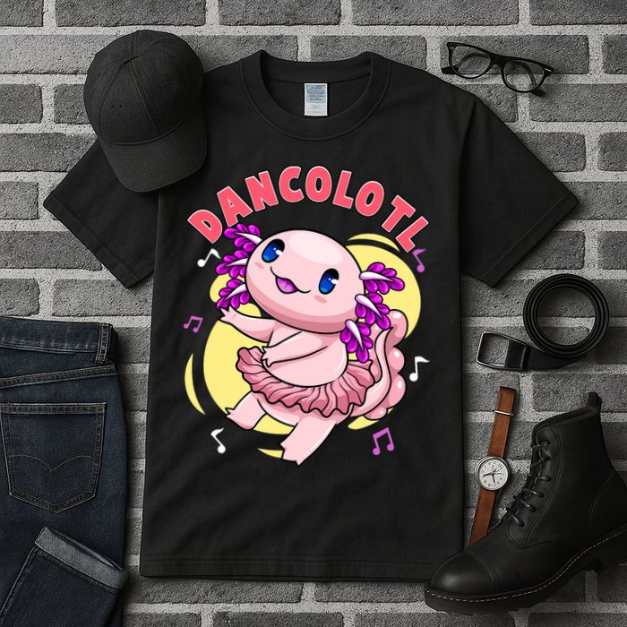 Dancolotl Kawaii Axolotl Dancing Axolotl Lover Ballet Dancer Tall T-Shirt