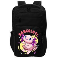 Dancolotl Kawaii Axolotl Dancing Axolotl Lover Ballet Dancer Impact Tech Backpack