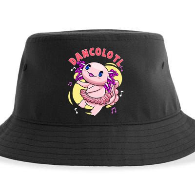 Dancolotl Kawaii Axolotl Dancing Axolotl Lover Ballet Dancer Sustainable Bucket Hat