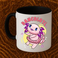 Dancolotl Kawaii Axolotl Dancing Axolotl Lover Ballet Dancer Mug