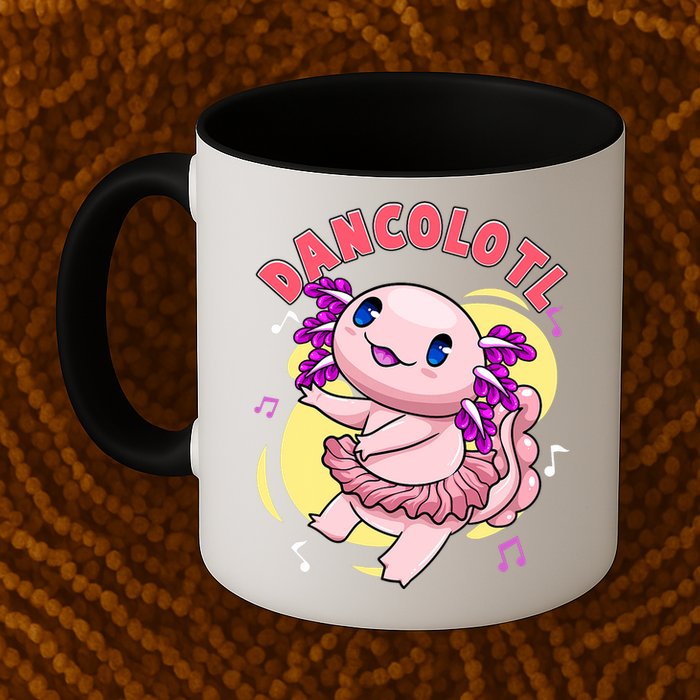 Dancolotl Kawaii Axolotl Dancing Axolotl Lover Ballet Dancer Mug