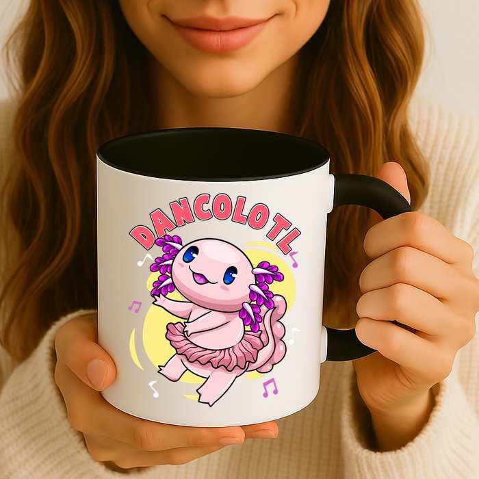 Dancolotl Kawaii Axolotl Dancing Axolotl Lover Ballet Dancer Mug