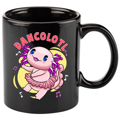 Dancolotl Kawaii Axolotl Dancing Axolotl Lover Ballet Dancer 11oz C Handle Ceramic Mug
