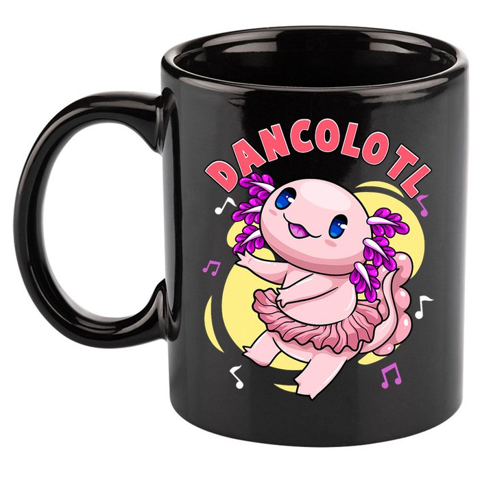 Dancolotl Kawaii Axolotl Dancing Axolotl Lover Ballet Dancer 11oz C Handle Ceramic Mug