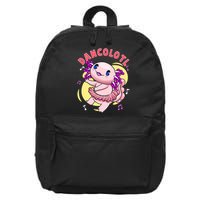 Dancolotl Kawaii Axolotl Dancing Axolotl Lover Ballet Dancer 16 in Basic Backpack