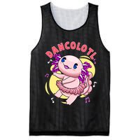 Dancolotl Kawaii Axolotl Dancing Axolotl Lover Ballet Dancer Mesh Reversible Basketball Jersey Tank