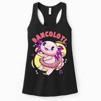 Dancolotl Kawaii Axolotl Dancing Axolotl Lover Ballet Dancer Womens Tank Top