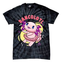 Dancolotl Kawaii Axolotl Dancing Axolotl Lover Ballet Dancer Tie-Dye T-Shirt