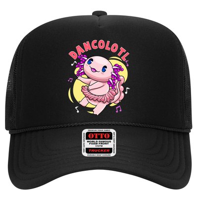Dancolotl Kawaii Axolotl Dancing Axolotl Lover Ballet Dancer Trucker Hat