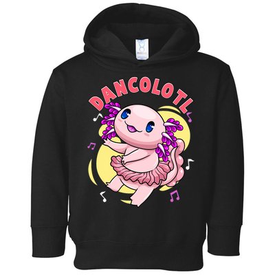 Dancolotl Kawaii Axolotl Dancing Axolotl Lover Ballet Dancer Toddler Hoodie