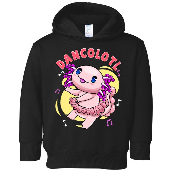 Dancolotl Kawaii Axolotl Dancing Axolotl Lover Ballet Dancer Toddler Hoodie