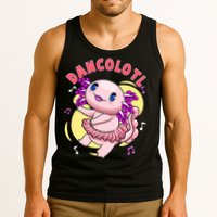 Dancolotl Kawaii Axolotl Dancing Axolotl Lover Ballet Dancer Tank Top