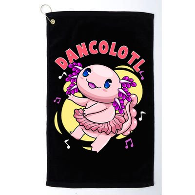 Dancolotl Kawaii Axolotl Dancing Axolotl Lover Ballet Dancer Golf Towel