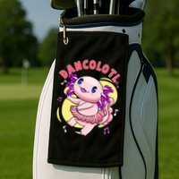 Dancolotl Kawaii Axolotl Dancing Axolotl Lover Ballet Dancer Golf Towel