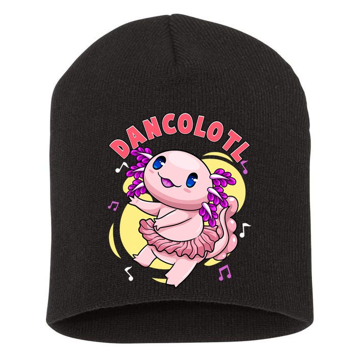 Dancolotl Kawaii Axolotl Dancing Axolotl Lover Ballet Dancer Short Acrylic Beanie