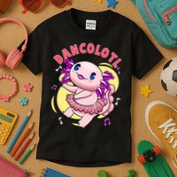 Dancolotl Kawaii Axolotl Dancing Axolotl Lover Ballet Dancer Kids T-Shirt