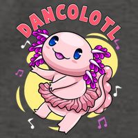 Dancolotl Kawaii Axolotl Dancing Axolotl Lover Ballet Dancer Vector Backpack
