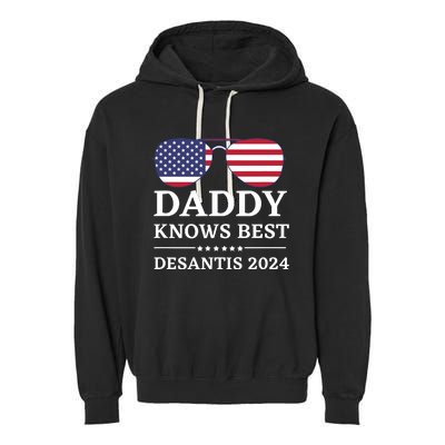 Daddy Knows Best Desantis 2024 Daddy24 Desantis Garment-Dyed Fleece Hoodie