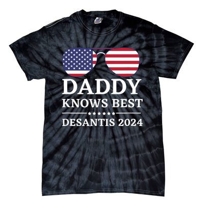 Daddy Knows Best Desantis 2024 Daddy24 Desantis Tie-Dye T-Shirt