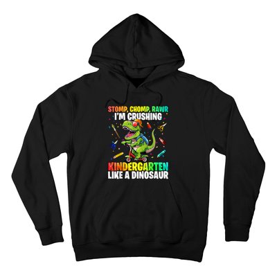 Dinosaur Kindergarten Back To School First Day Of School Boy Hoodie