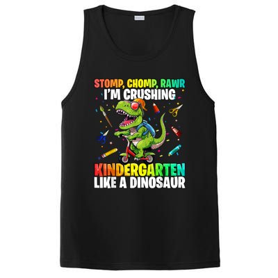 Dinosaur Kindergarten Back To School First Day Of School Boy PosiCharge Competitor Tank