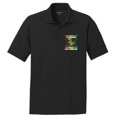 Dinosaur Kindergarten Back To School First Day Of School Boy PosiCharge RacerMesh Polo