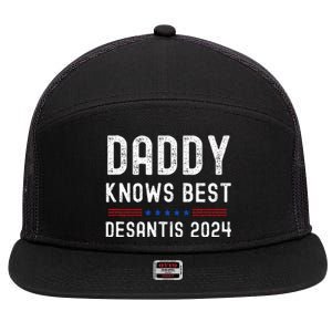 Daddy Knows Best Desantis 24 Daddy24 Desantis 7 Panel Mesh Trucker Snapback Hat