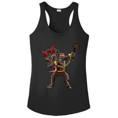 Dabbing Krampus Christmas Dab Cool Ladies PosiCharge Competitor Racerback Tank