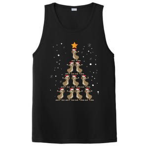 Dabbing Kangaroo Christmas Gift Dab Christmas Tree PosiCharge Competitor Tank