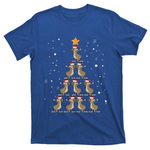 Dabbing Kangaroo Christmas Gift Dab Christmas Tree T-Shirt