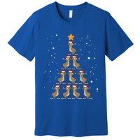 Dabbing Kangaroo Christmas Gift Dab Christmas Tree Premium T-Shirt