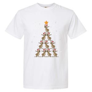 Dabbing Kangaroo Christmas Gift Dab Christmas Tree Garment-Dyed Heavyweight T-Shirt