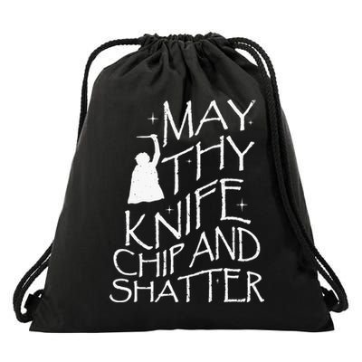 Dune Knife Chip And Shatter Drawstring Bag