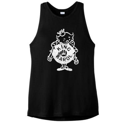 Defunct King Carol Records Ladies PosiCharge Tri-Blend Wicking Tank