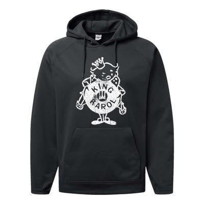 Defunct King Carol Records Performance Fleece Hoodie