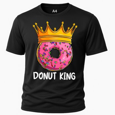 Donut King Doughnut Funny Donut Crown Sweet Baker Performance Shirt