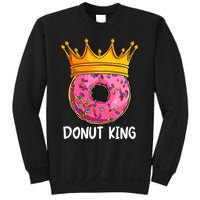 Donut King Doughnut Funny Donut Crown Sweet Baker Sweatshirt