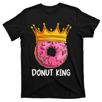 Donut King Doughnut Funny Donut Crown Sweet Baker T-Shirt