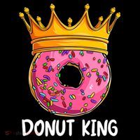 Donut King Doughnut Funny Donut Crown Sweet Baker Sustainable Bucket Hat